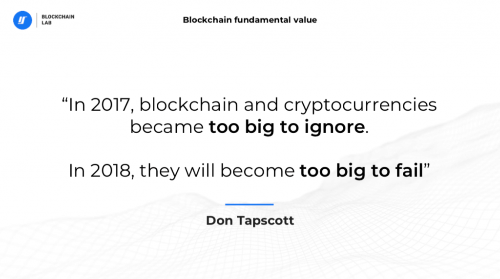 Don Tapscott. The blockchain quote